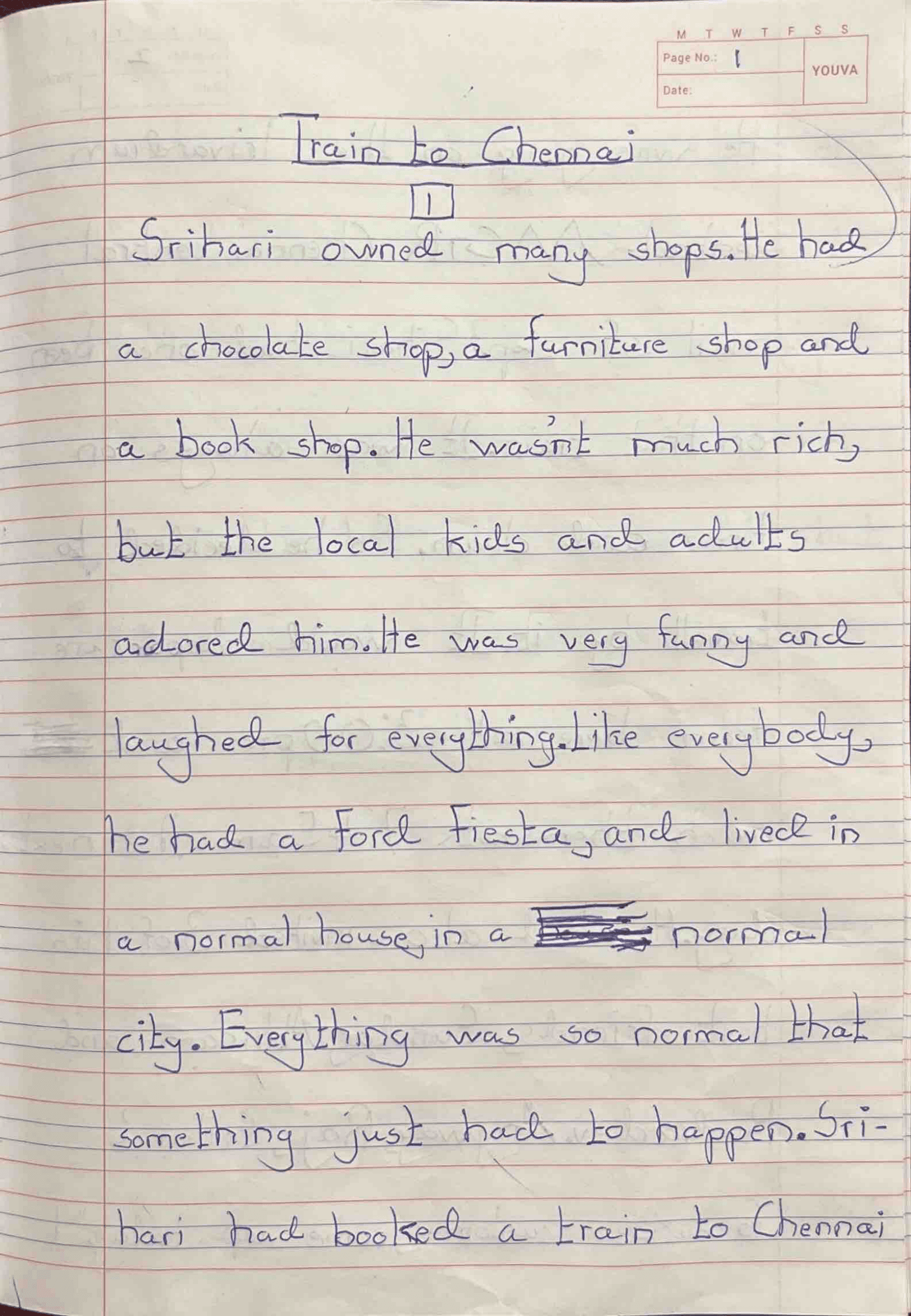 Chapter 1: The Departure